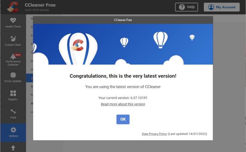 Optimize Microsoft Apps in Windows 11 with CCleaner 6.06