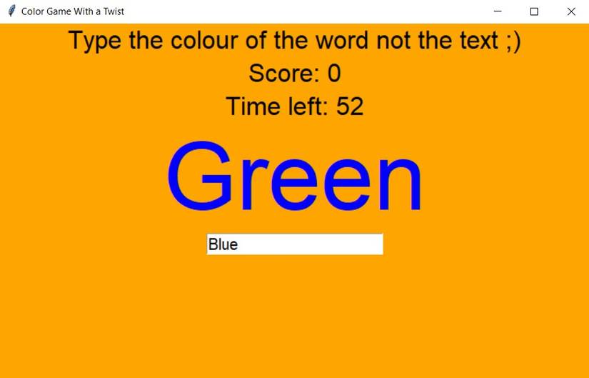 Build a Color Game Using Tkinter in Python
