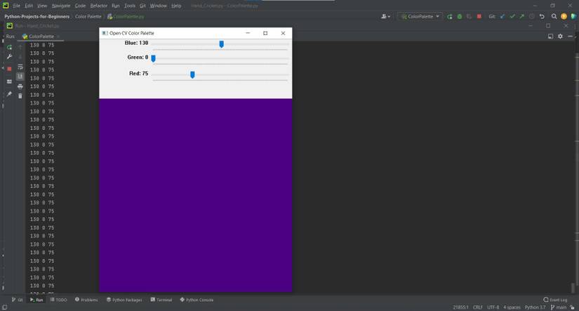 Build a Color Palette Using Python