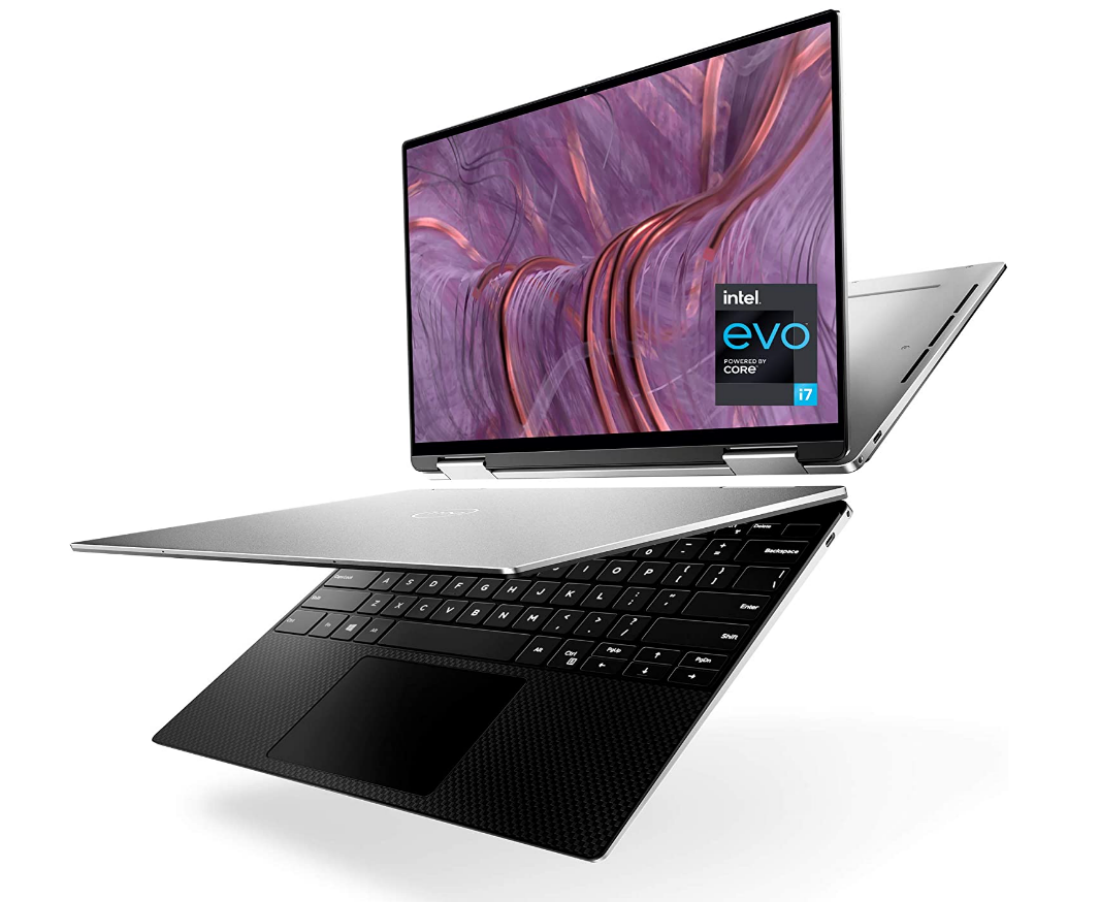 عکسی از دو Dell XPS 13 2-in-1 در حالت لپ تاپ پشت به پشت