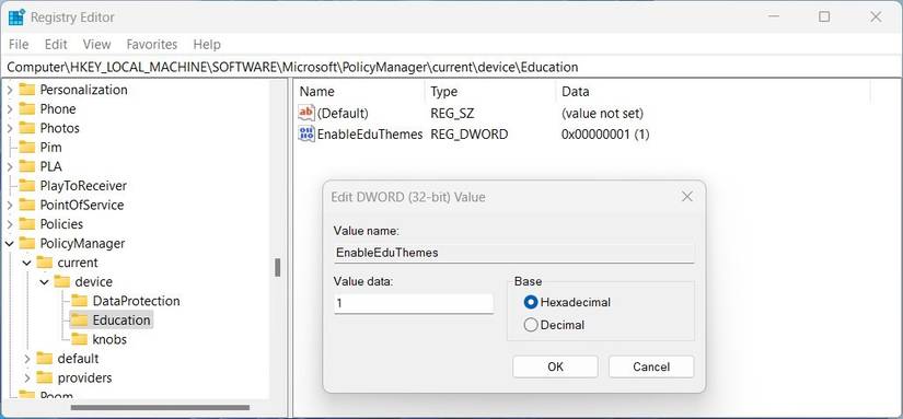 How to Enable Education Themes on Windows 11
