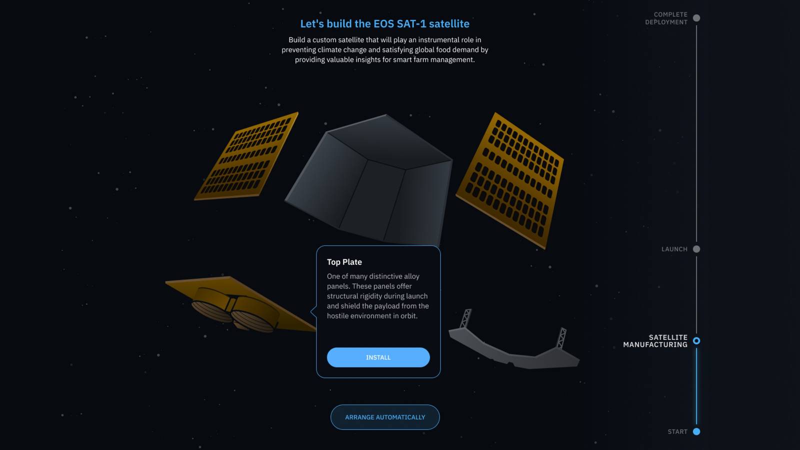 Learn & Build a Virtual Satellite With EOS Data Analytics