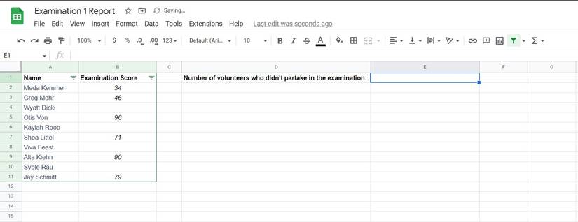 How to Count Blank Cells in Google Sheets With COUNTBLANK