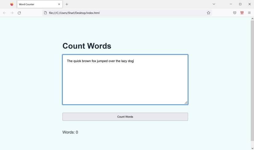How to Create a Word Counter in JavaScript