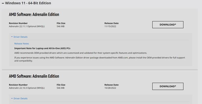 Amd Radeon Driver Update How to Update Your AMD Radeon Graphics Drivers on Windows 11