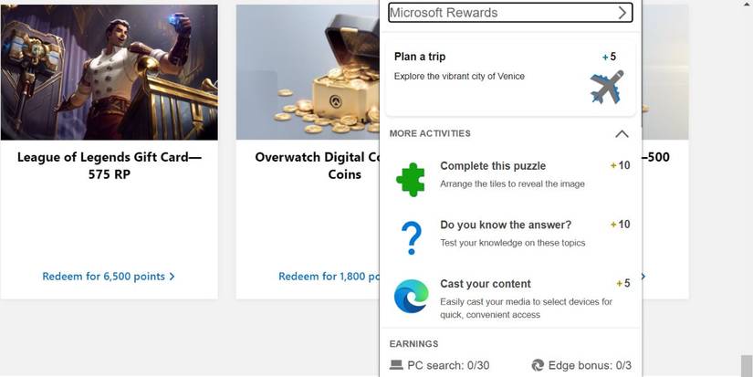 How to Earn Microsoft Reward Points Quickly
