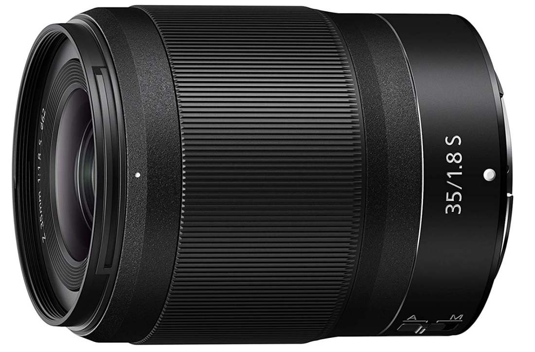 عکس کامل از لنز پرایم زاویه باز 35 میلی متری f1.8 S Nikon Nikkor Z