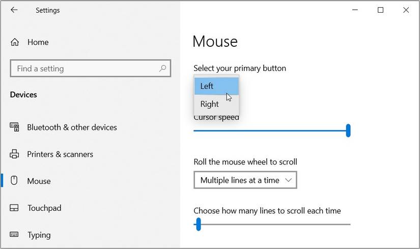 Computer Mouse Left Button 4 Ways to Swap the Left and Right Mouse Buttons on Windows
