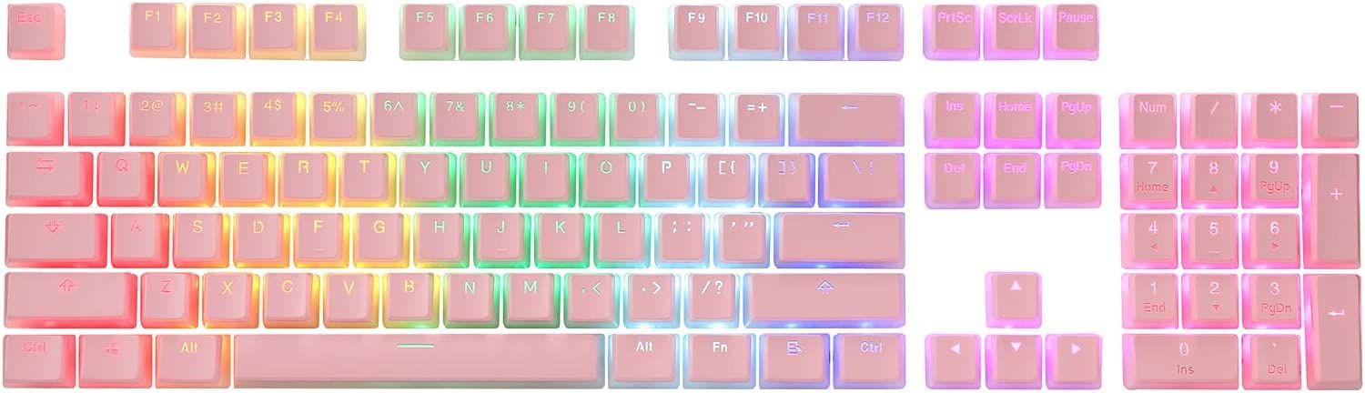 Redragon A130 Pink Pudding Keycaps