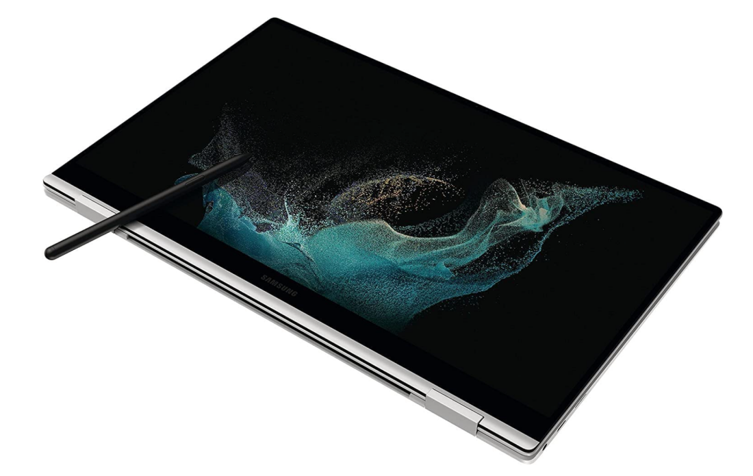 Samsung Galaxy Book 2 Pro 360 در حالت تبلت