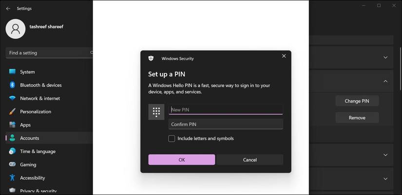 How to Fix the Greyed-Out Remove PIN Option in Windows 11