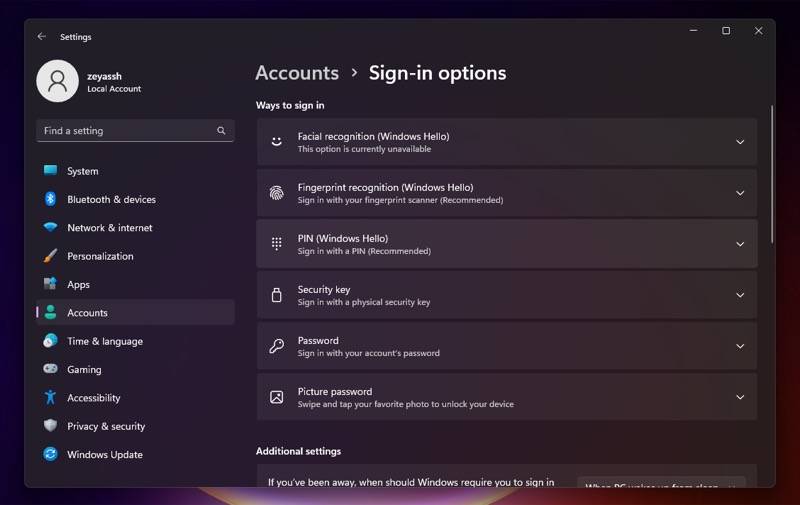 Windows Hello Design How to Configure a Windows Hello Fingerprint Login on Windows 11