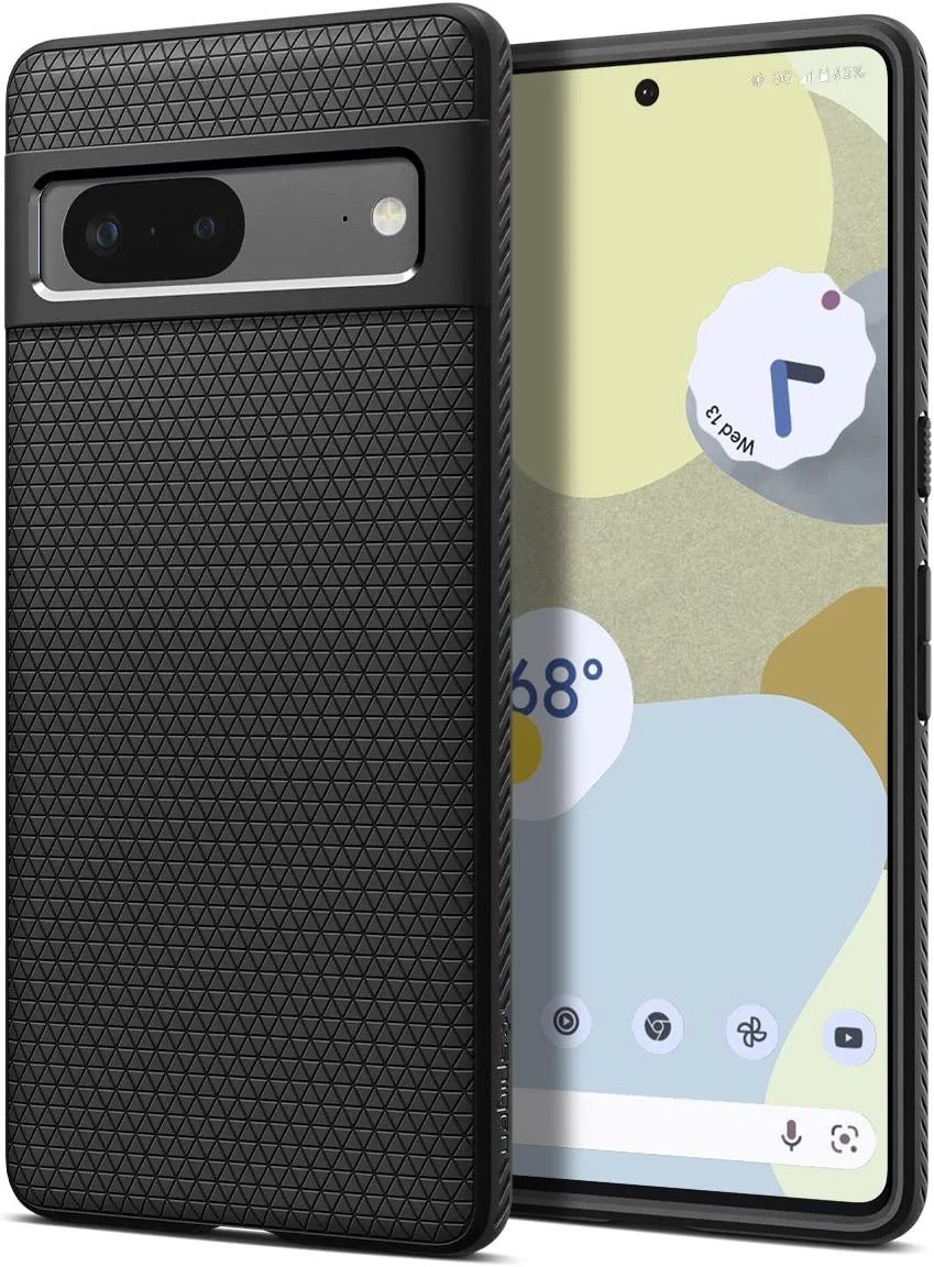 the front and back of the spigen liquid air case