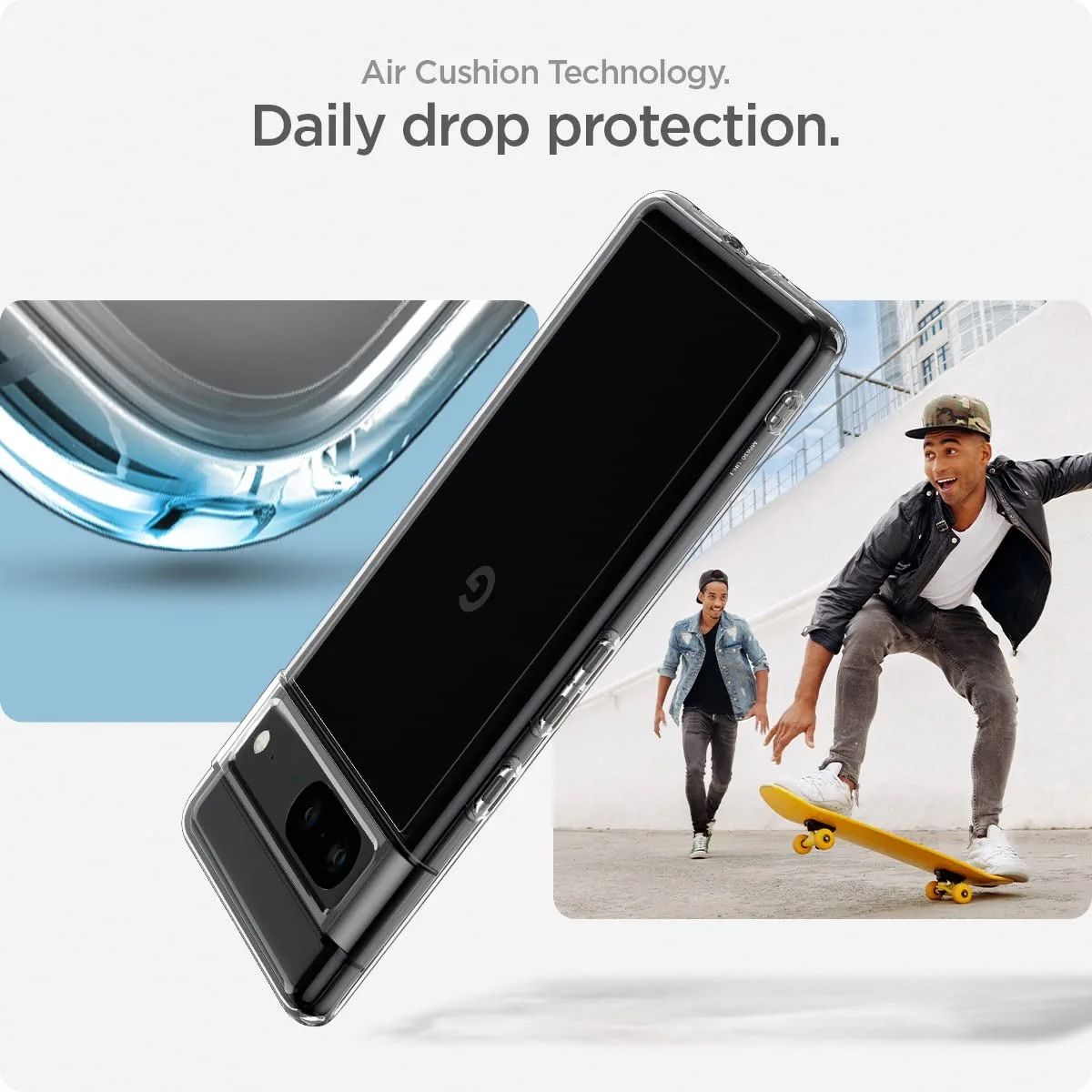 the spigen ultra hybrid featuring air cushion technology