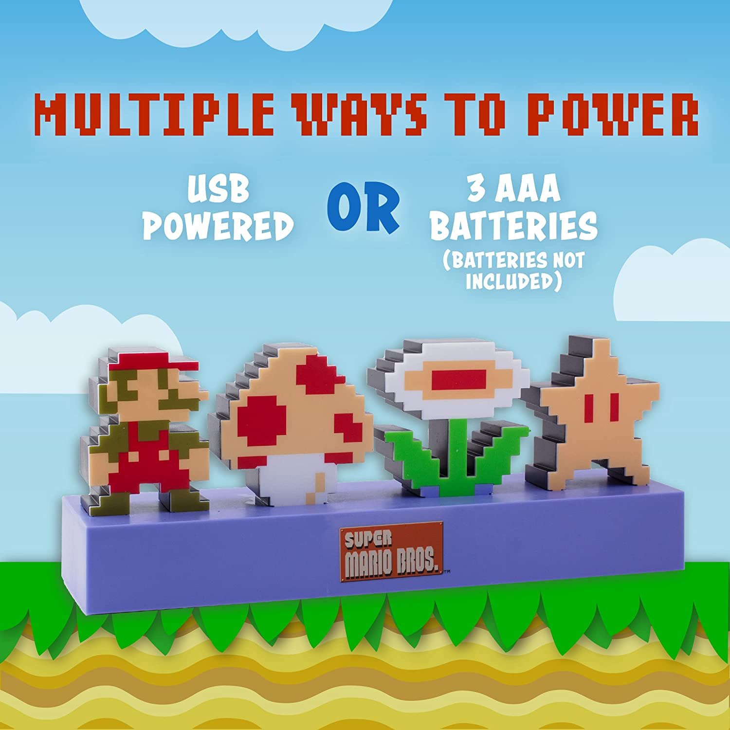 Super Mario Bros Icons Light Power