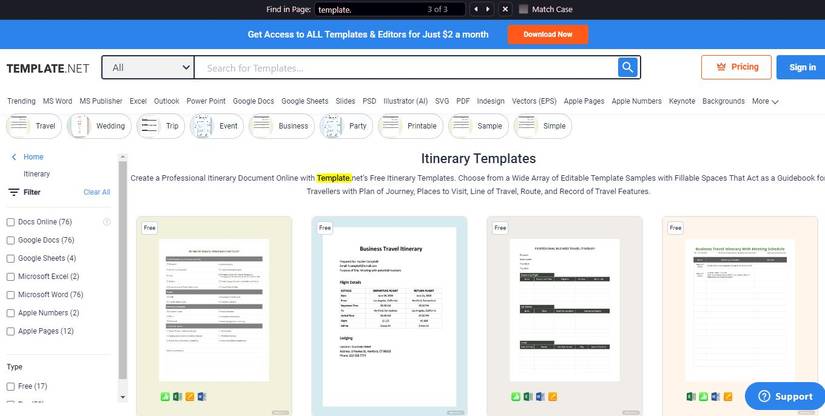 8 Websites to Find Free Itinerary Planner Templates for Your Next Trip