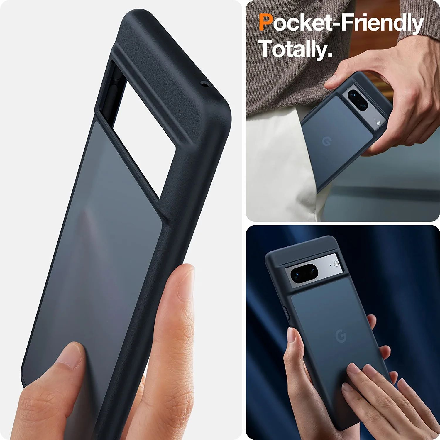 the torras shockproof case featuring a pocket-friendly design