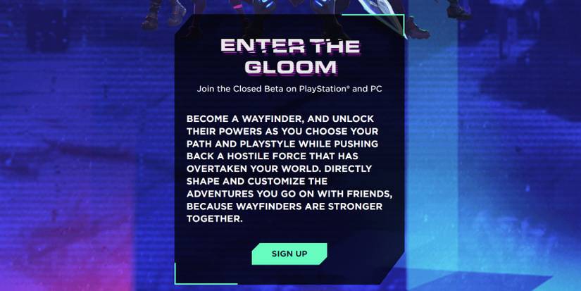 Wayfround Join Code How to Join the Wayfinder Closed Beta for PC and PlayStation