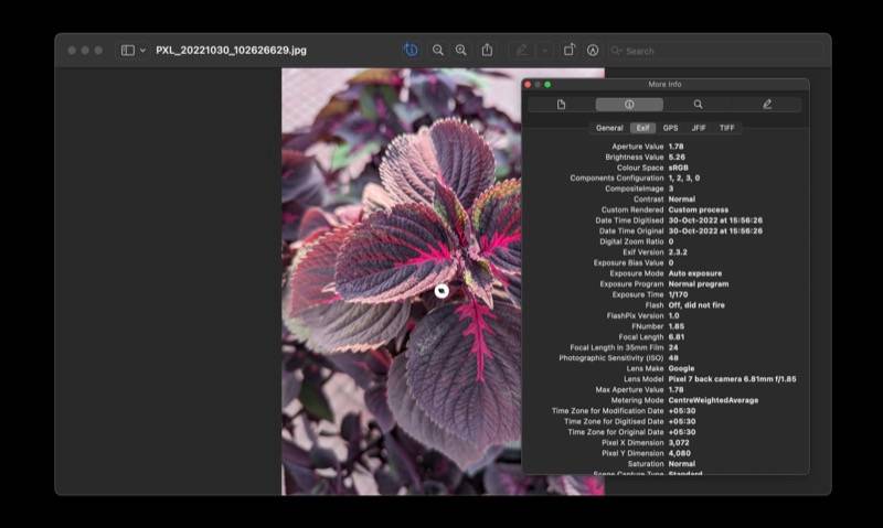 4 Ways to View an Image's EXIF Metadata on a Mac
