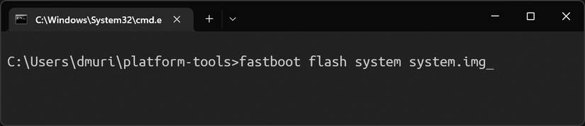 Command Flashboot How to Flash a GSI on an Android Device