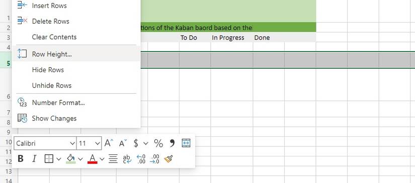 How to Create a Kanban Board in Excel