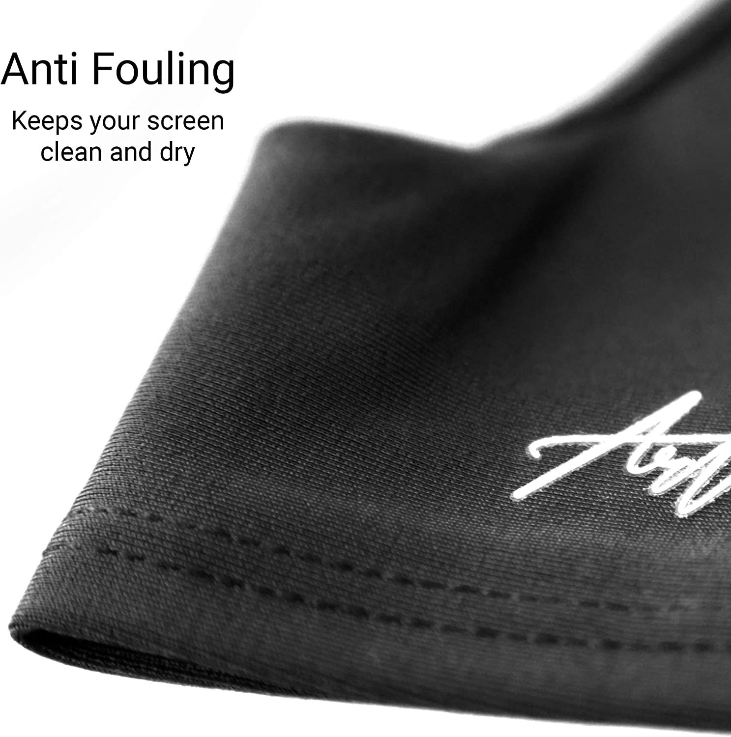 a close up of the articka drawing gloves anti-fouling fabric
