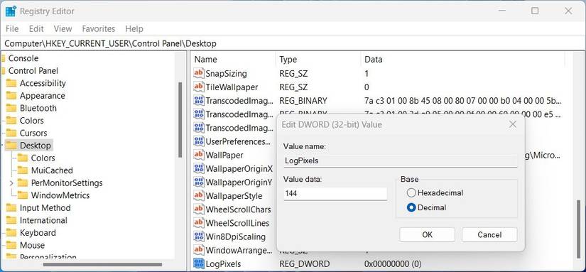 How to Change Display DPI Scaling in Windows 11