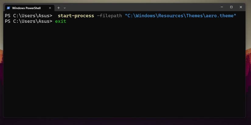 Powershell Theme Options 9 Ways to Change Themes On Windows 11