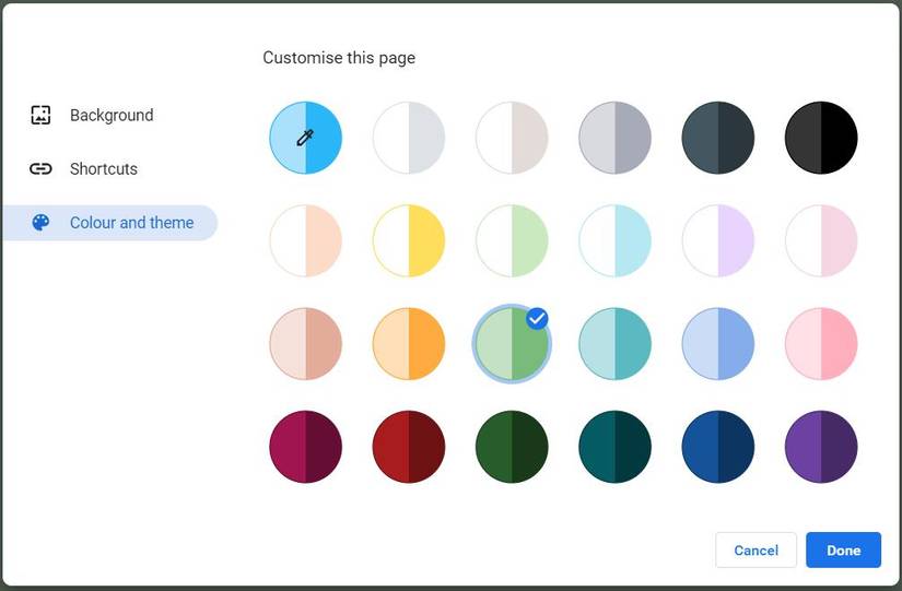 Google Frame Color How to Change Google Chrome’s Color Scheme