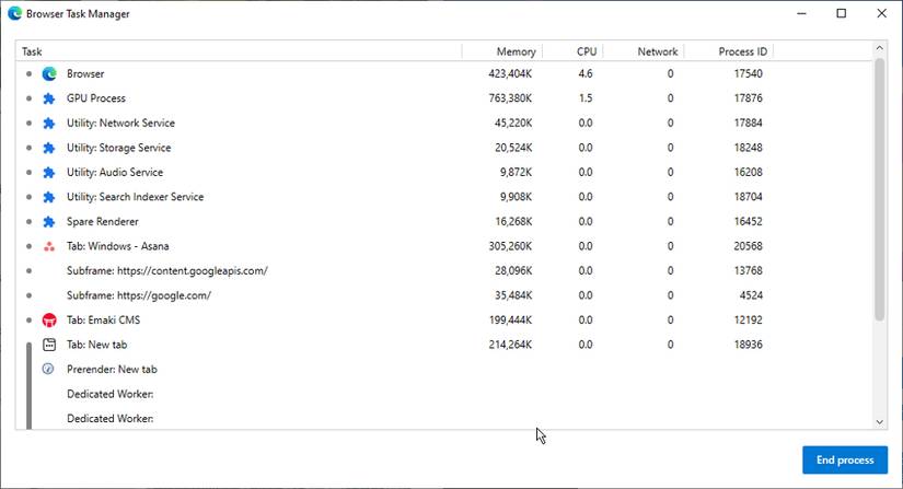 Browser Making Performance Task How to Stop Microsoft Edge Running So Many Processes on Windows