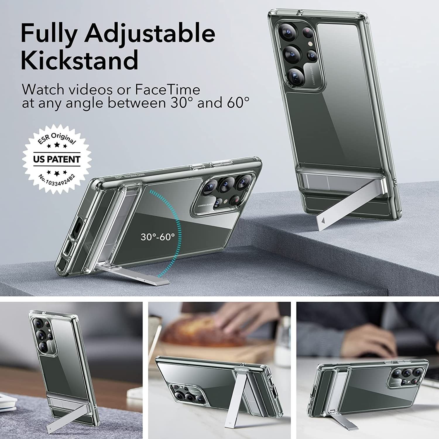 ESR Boost Kickstand Case for Samsung Galaxy S23 Ultra Case-2