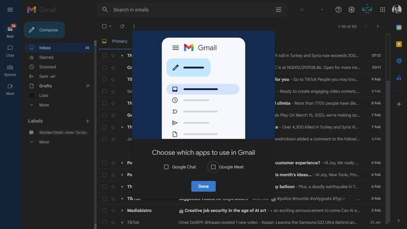 How to Remove Chat and Meet From the Gmail Sidebar