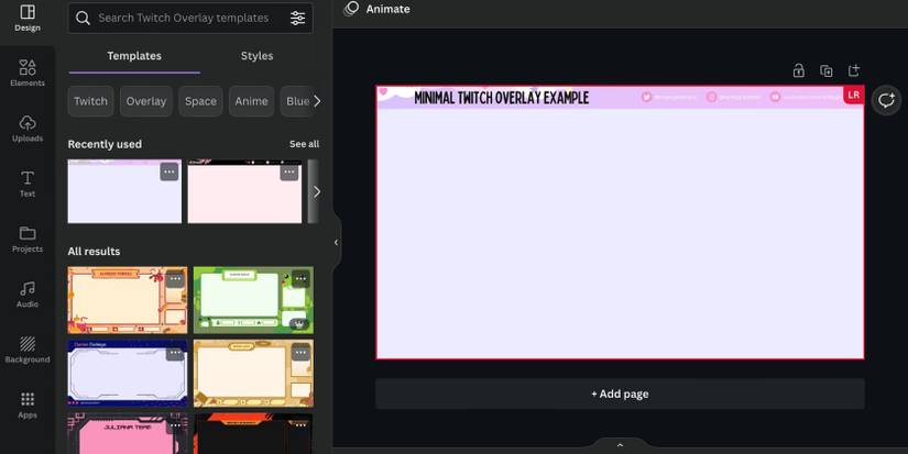 How to Create a Twitch Stream Overlay on Canva
