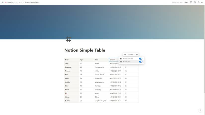 Notion Table Column Editor What Are Simple Tables in Notion? Everything You Need to Know