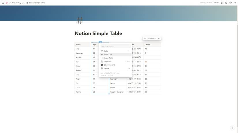 Notion Table Layout What Are Simple Tables in Notion? Everything You Need to Know