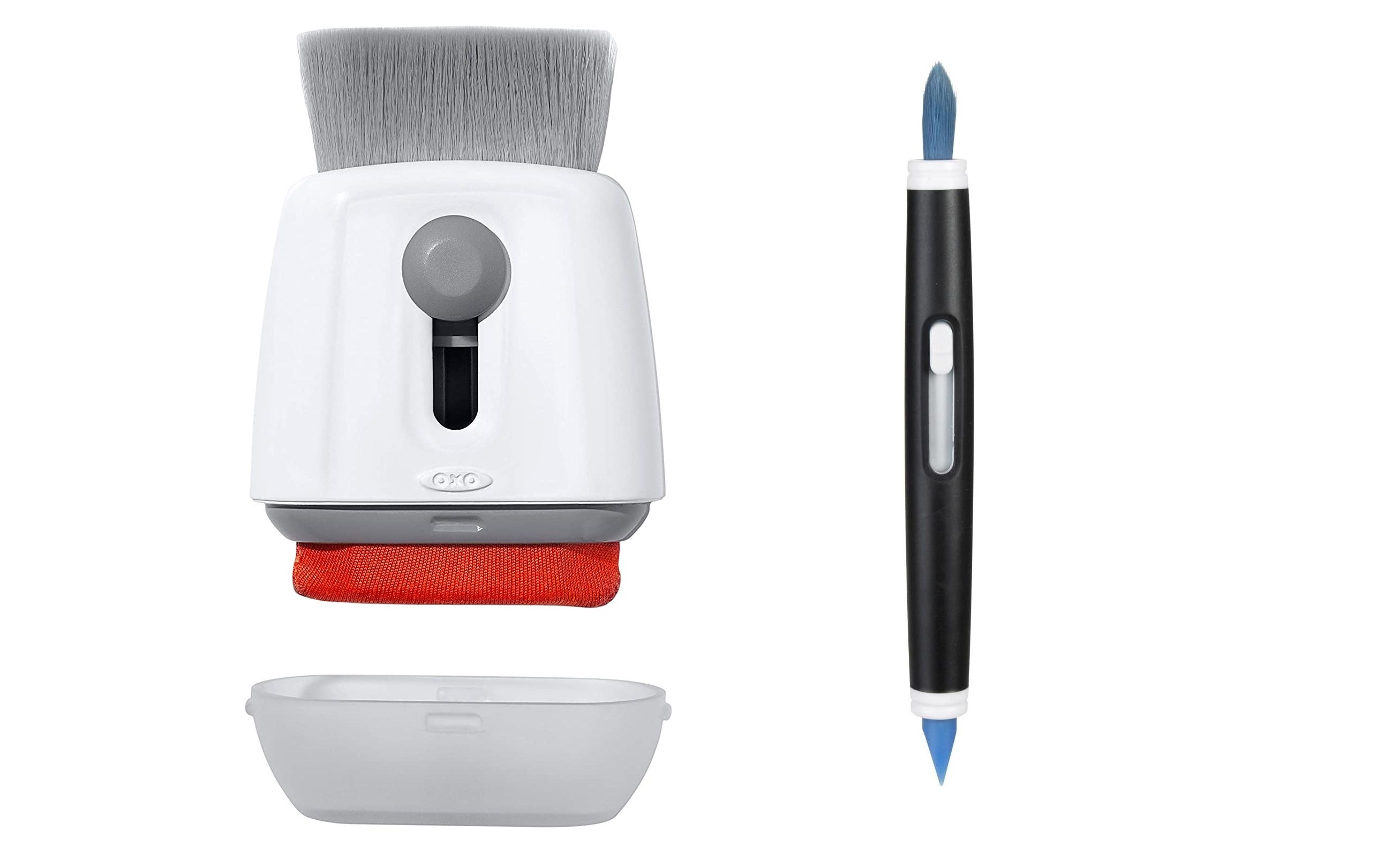 oxo good grips sweep & swipe with a cleaning brush