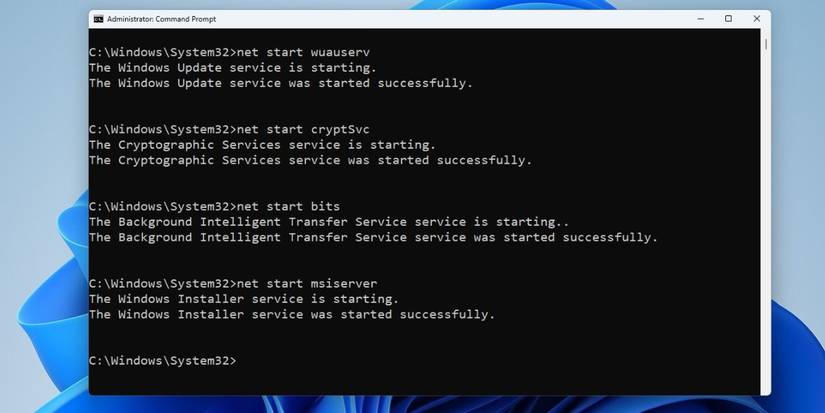 How to Fix Windows Update Error Code 0x80073712