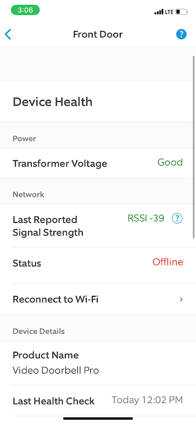 Scroll down to test your Wi-Fi