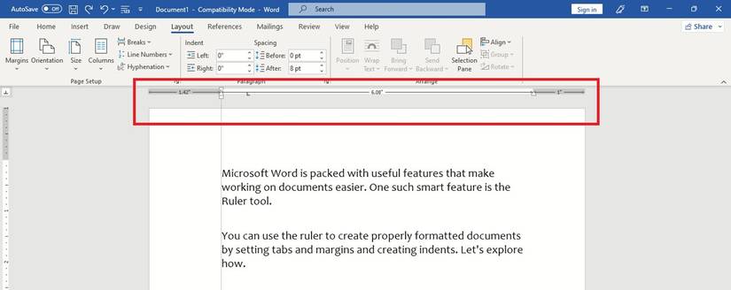 How To Make Ruler In Word How to Use the Ruler in Microsoft Word