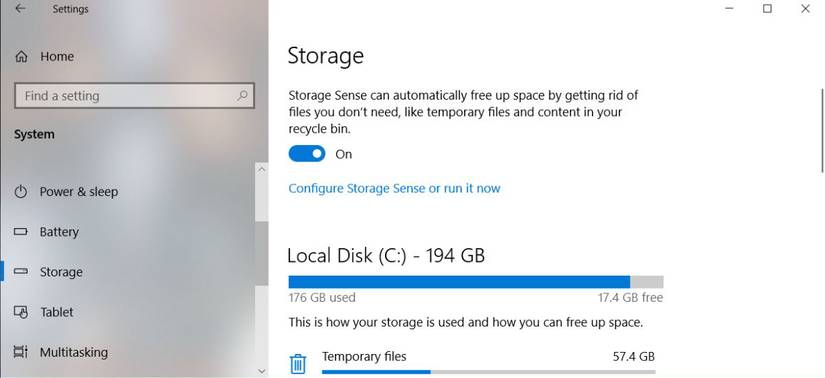 How to Save Disk Space in Windows 10