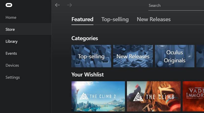 Oculus Apps Menu How to Turn the Oculus Quest 2 Into a Windows PC VR Headset