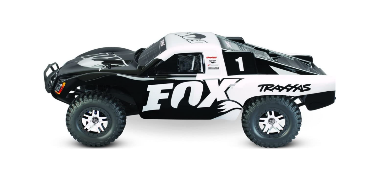 عکس کناری یک ماشین Traxxas 68086-4 Slash 4X4 RC