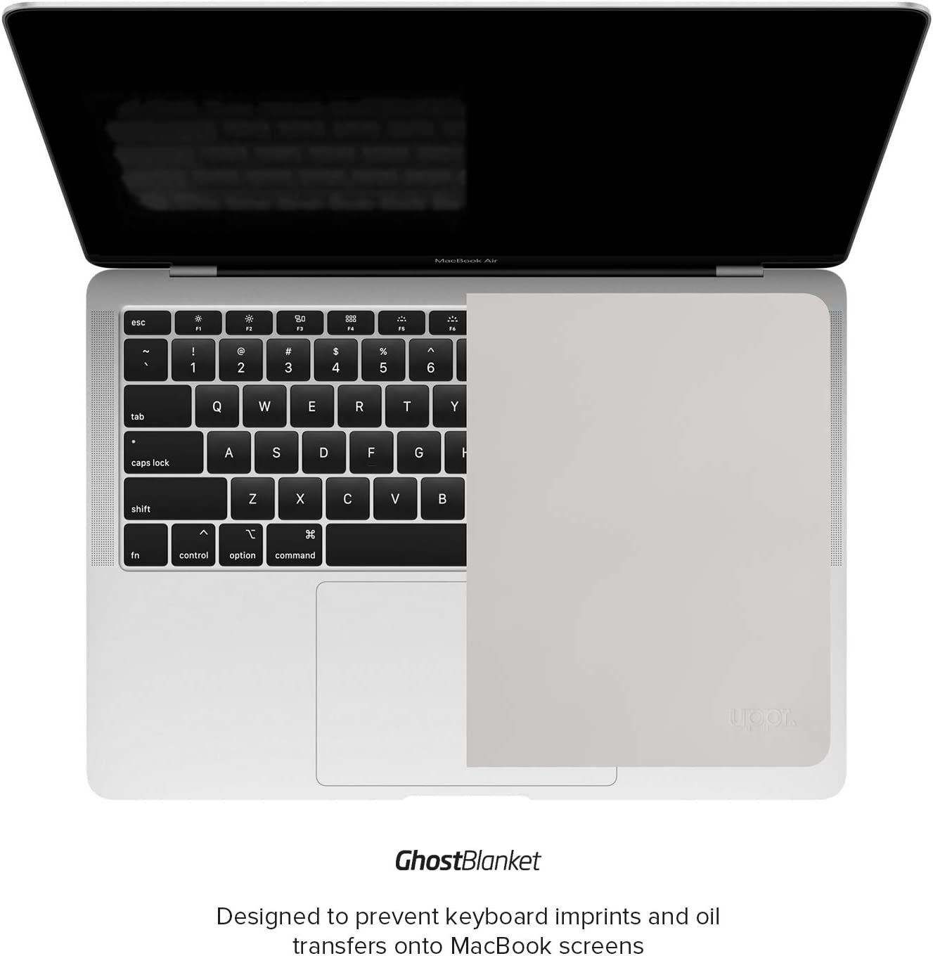 uppercase ghostcover covering an apple laptop keyboard
