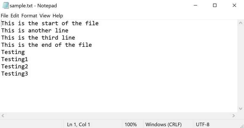 How to Read and Write Files in a JES Application