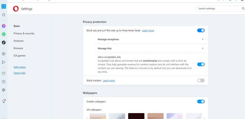 Adblocker Webpage Screenshot