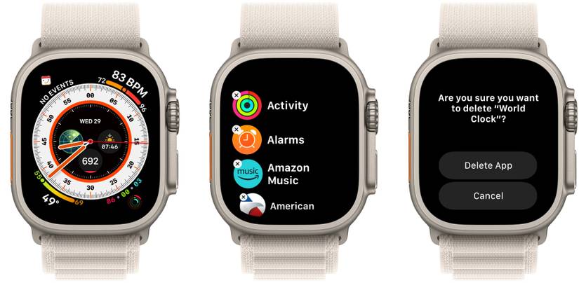 tutorial apple watch delete apps