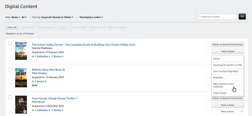 How to Use Collections on Your Kindle to Keep Your Books Organized
