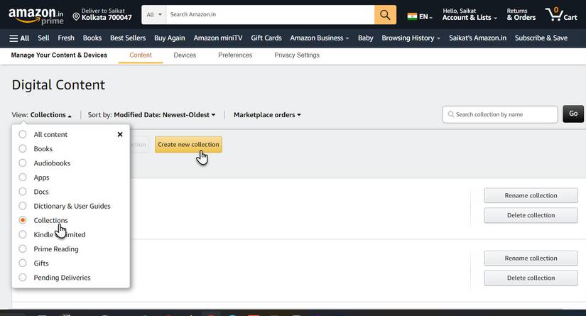 How to Use Collections on Your Kindle to Keep Your Books Organized