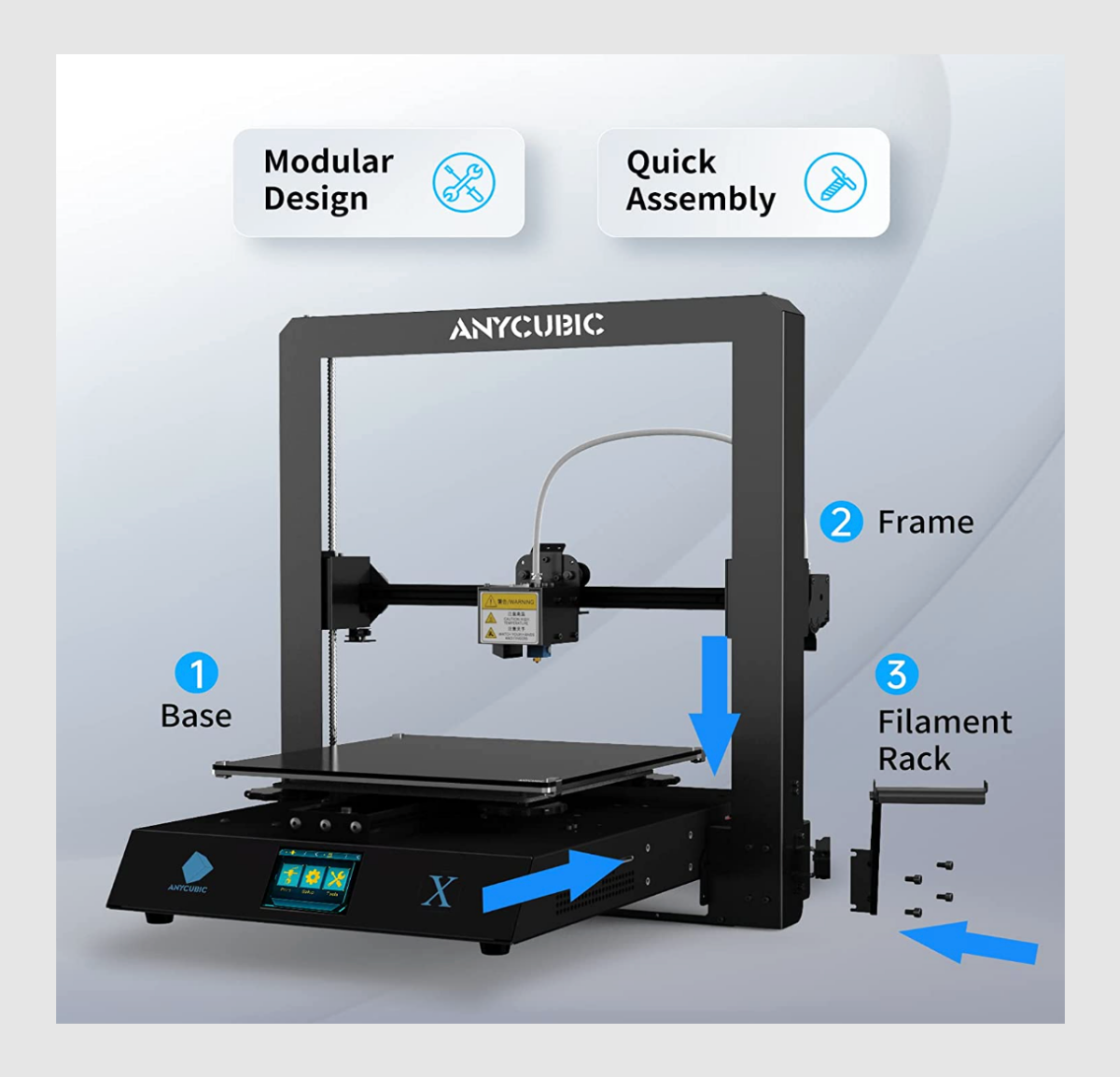 مونتاژ Anycubic Mega X