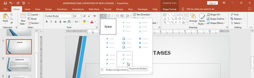 Bullet Point Checkboxes How to Insert a Checkmark and Checkbox in PowerPoint